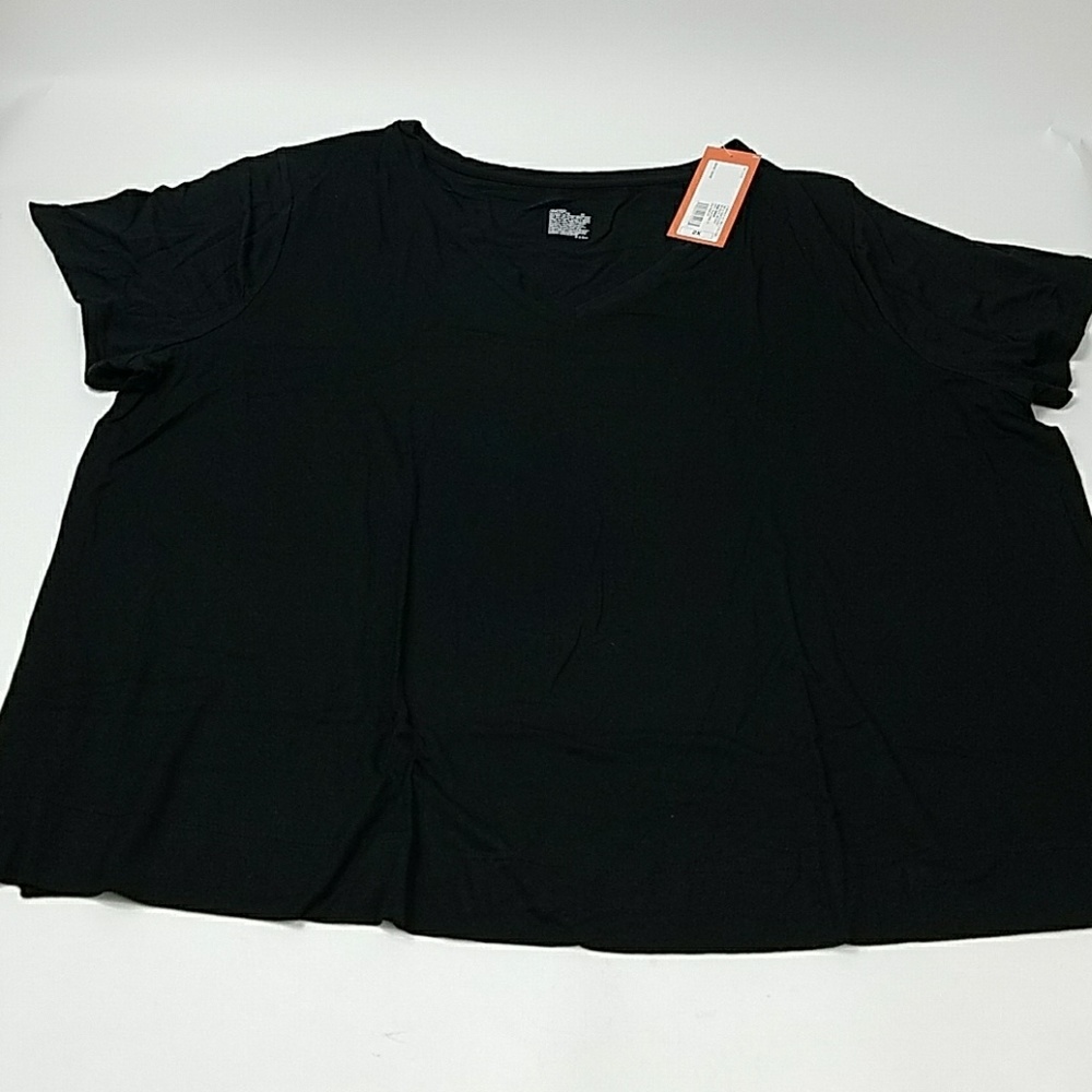 Gilligan & Omalley Women's 2x  Black T Shirt R7
